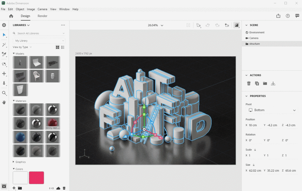Adobe Dimension CC 2020 Full_ Không Crack
