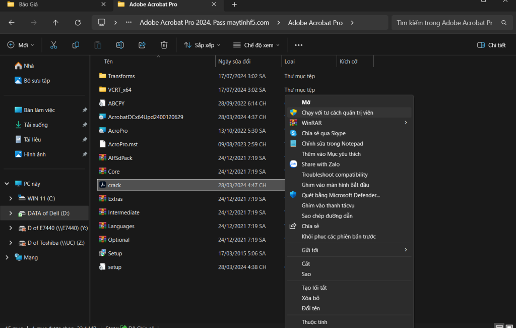 Acrobat Pro 2024
